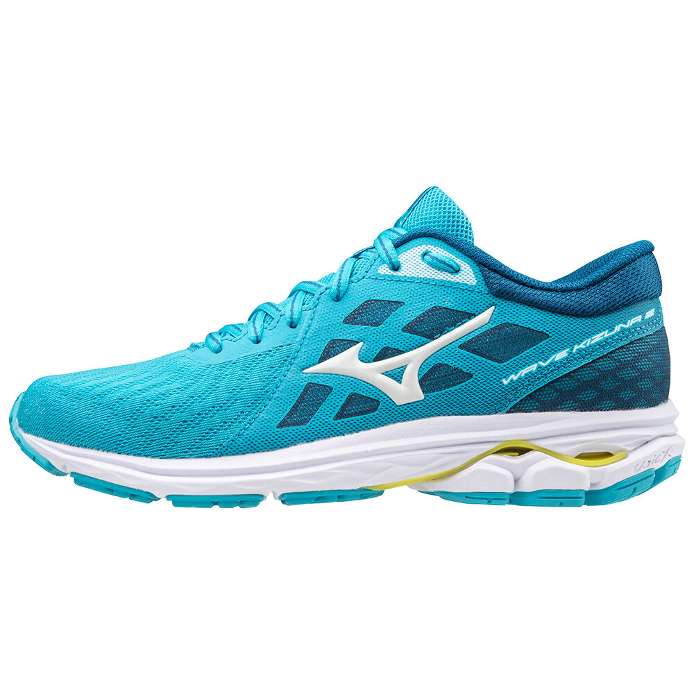 Womens Mizuno Wave Kizuna 2 Running Shoes Blue/White/Yellow Philippines (IWVHQF976)